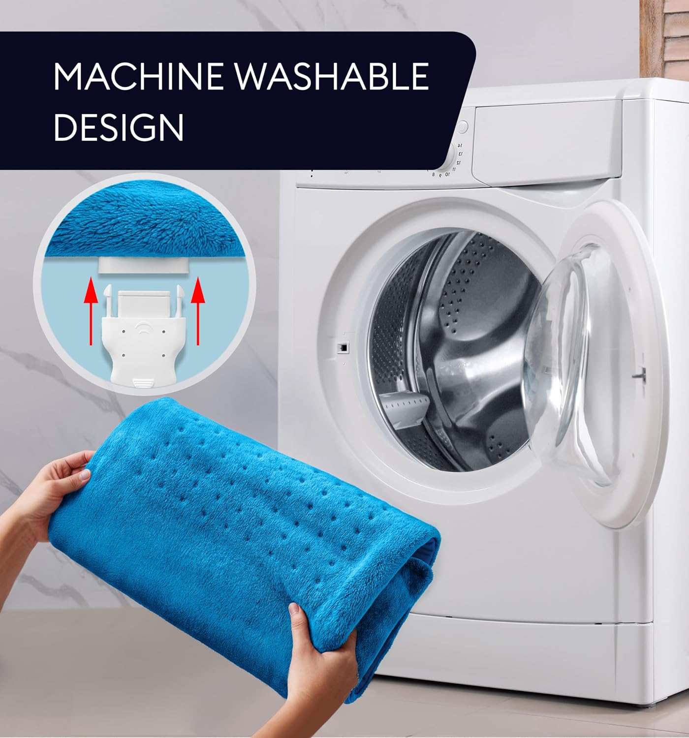 Heating Pad XL, Aqua Blue