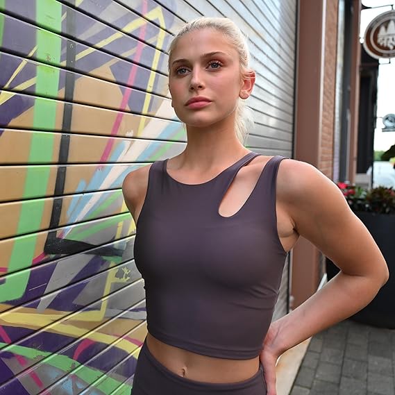 MIDI CUT OUT SHOULDER BRA