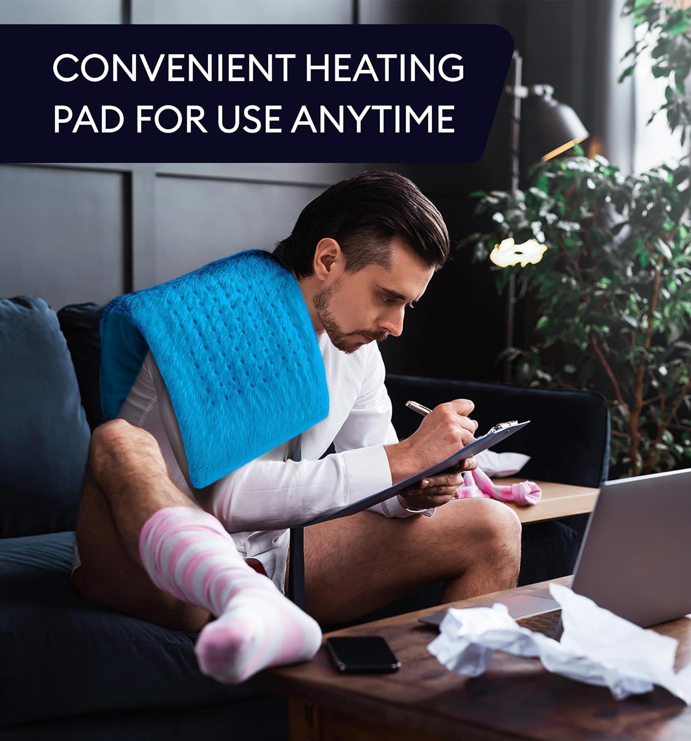 Heating Pad XXL, Aqua Blue