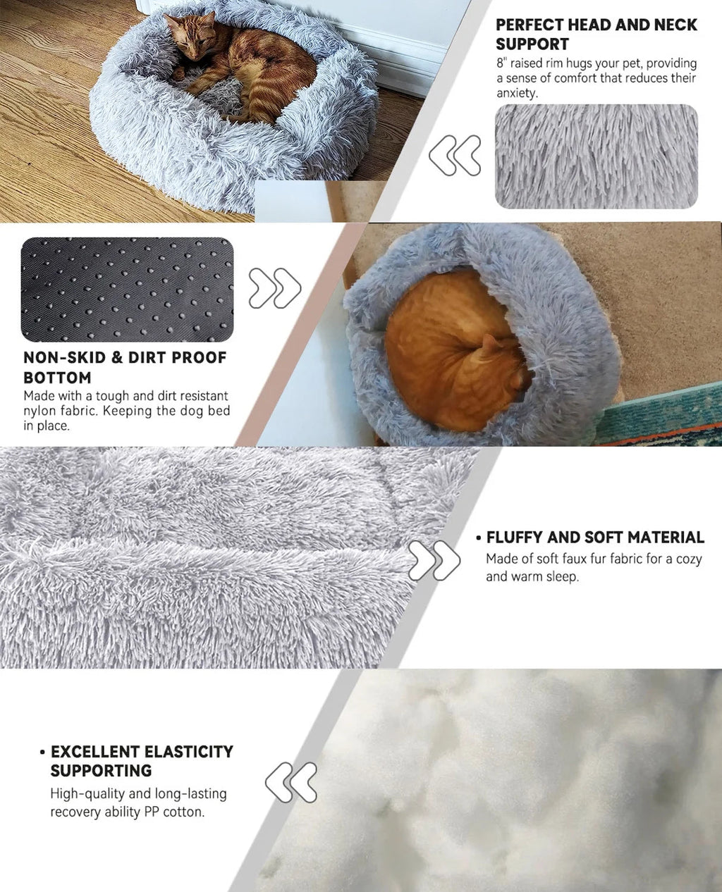 Cat Bed for Indoor Cats and small dogs