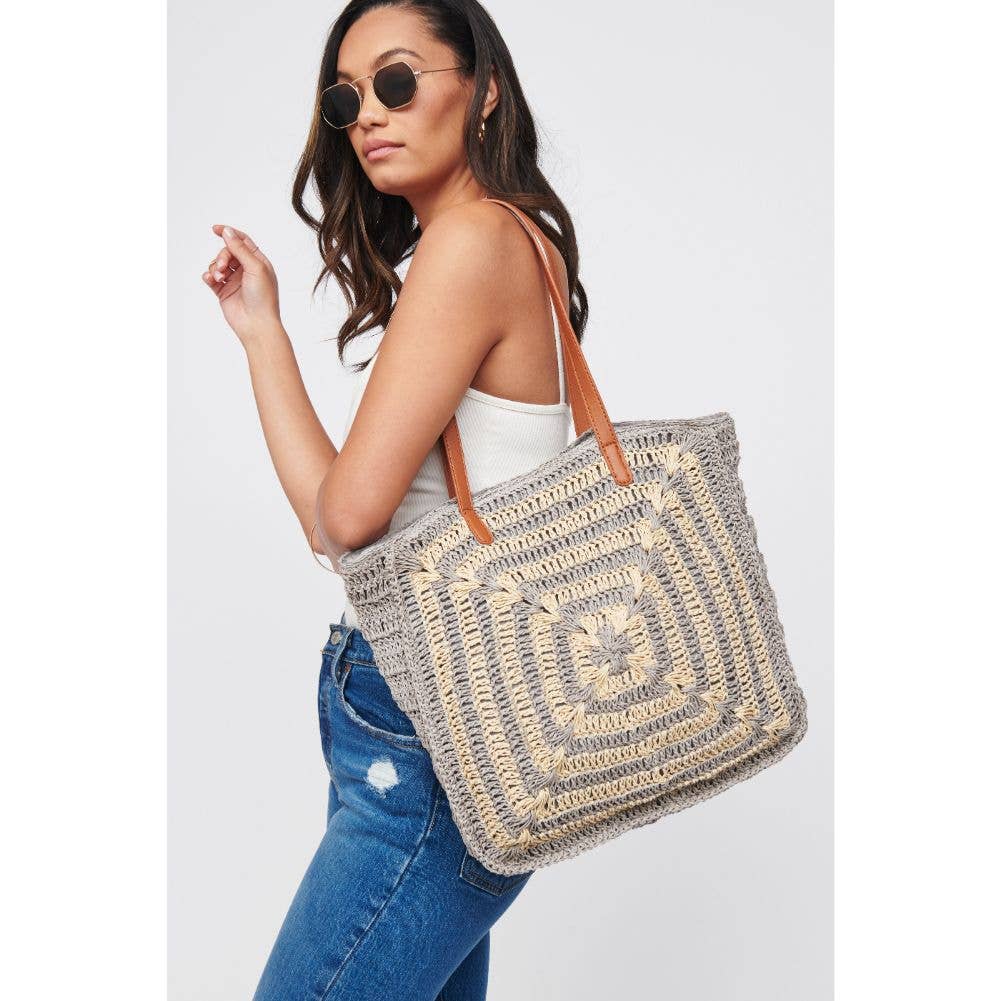 Palmyra Tote: Grey Multi