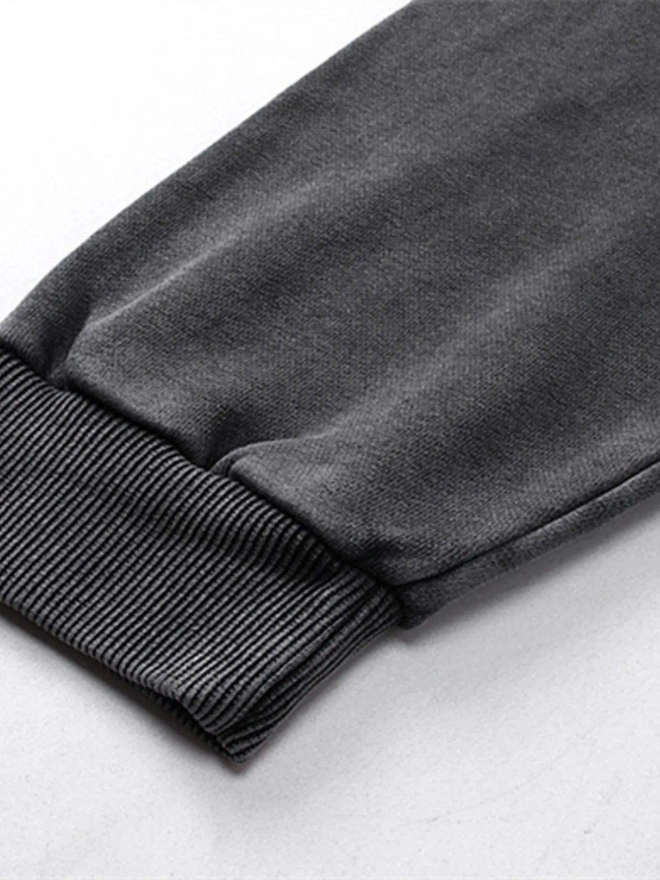 Washed Zip Up Long Sleeve Hooded Jacket