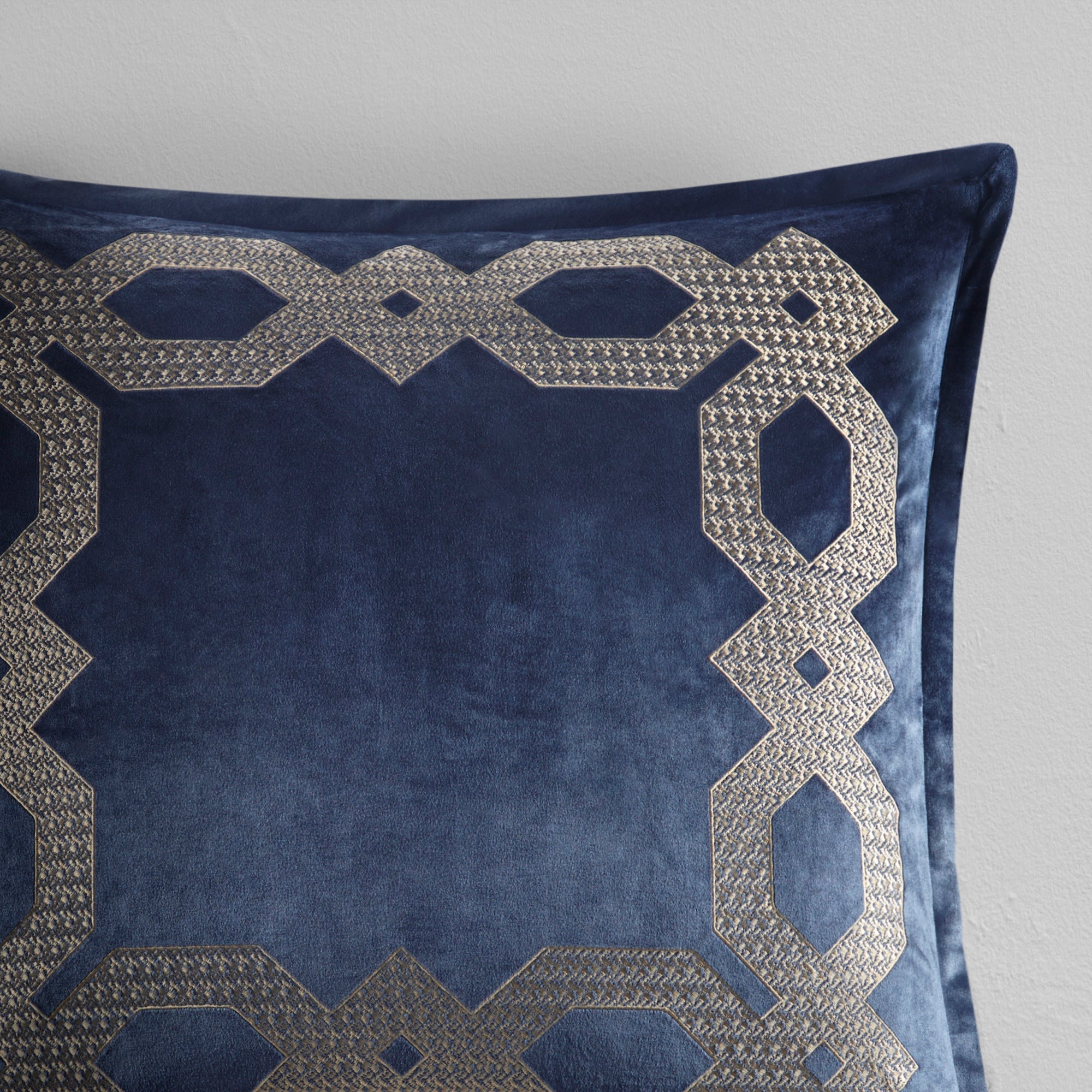 European Pillow Sham Navy 26x26'