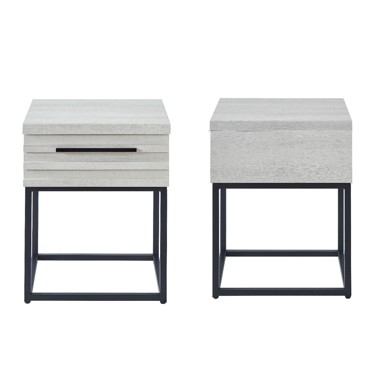 Findlay 2-Piece Bedroom Set, Plush 3D Upholstered Bed with Nightstand, Full