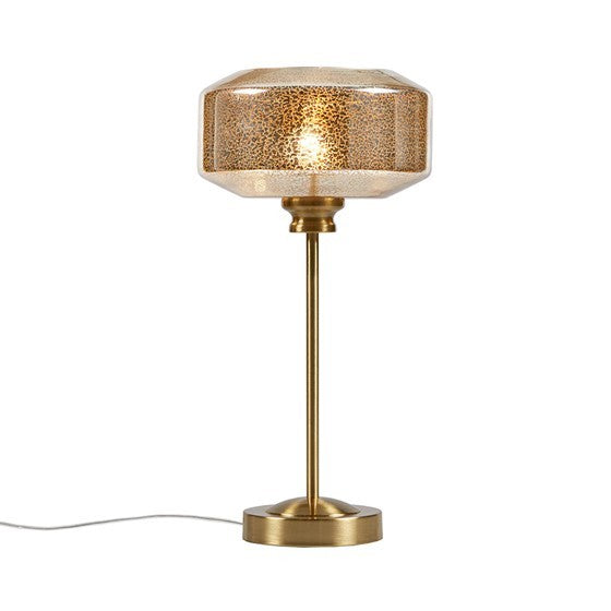 17' Mercury Glass Table Lamp Gold See below