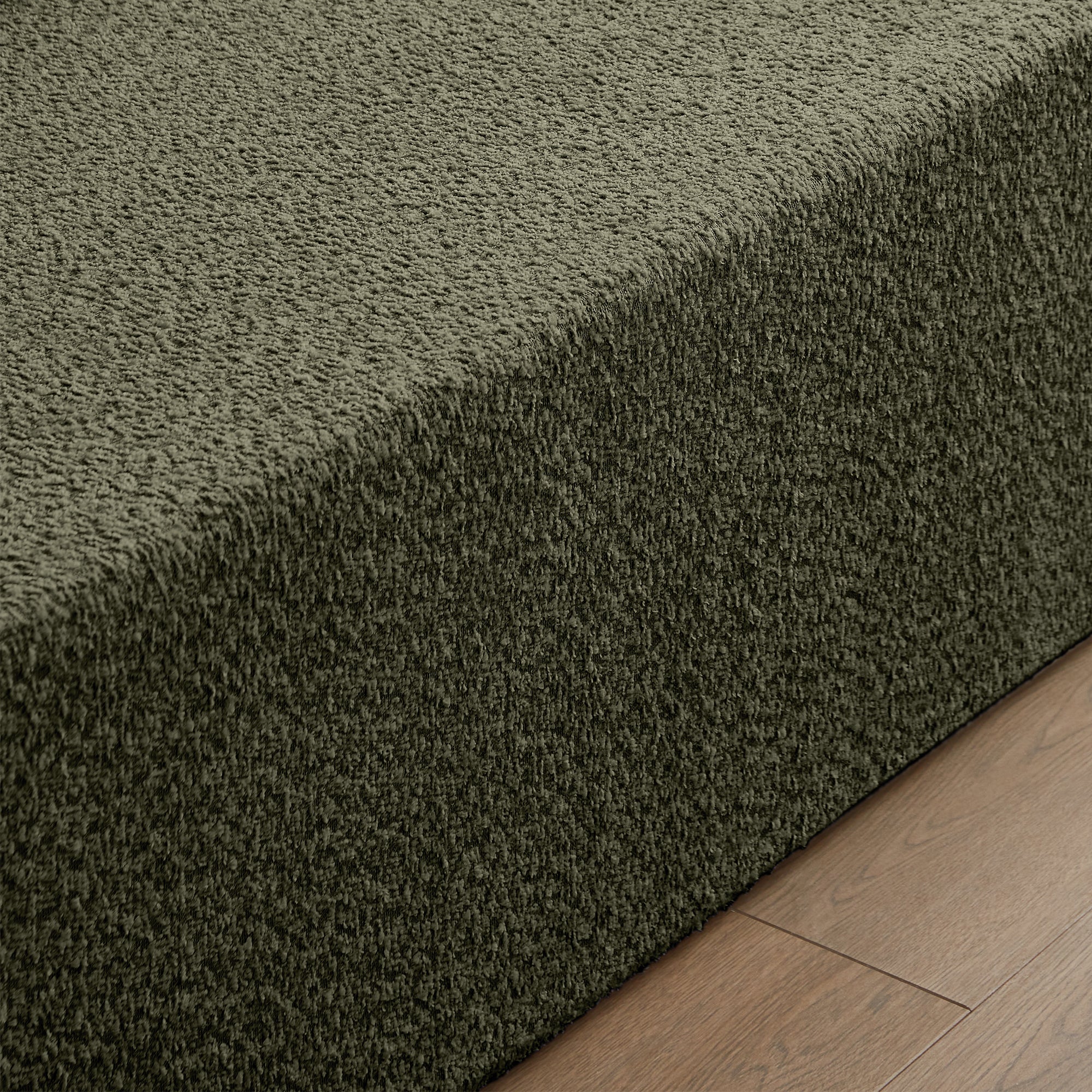 127.5'' Modern Minimalist Sectional Cloud Couch With Deep Seat,No Assembly Required