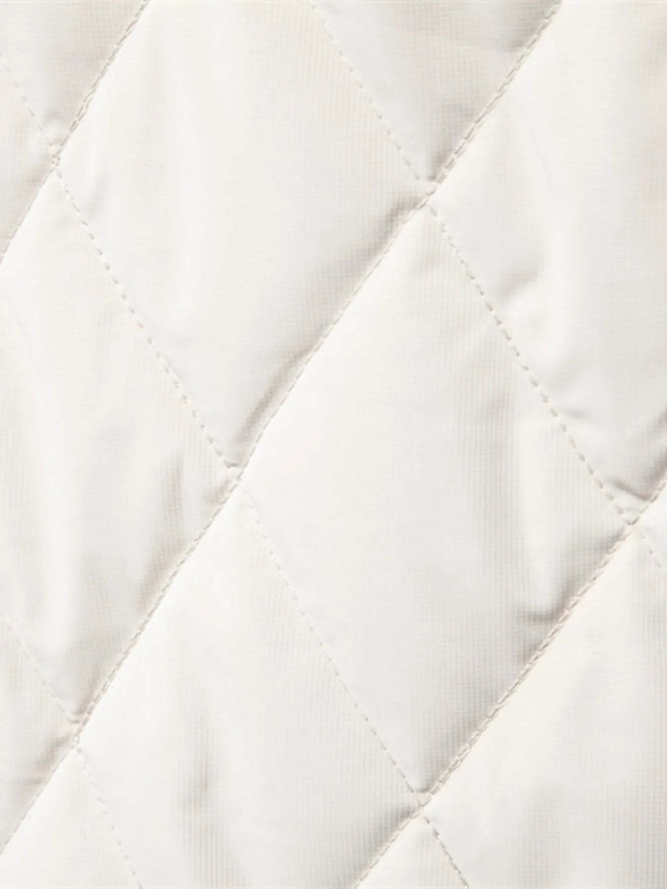 Quilted Snap Down Long Sleeve Jacket