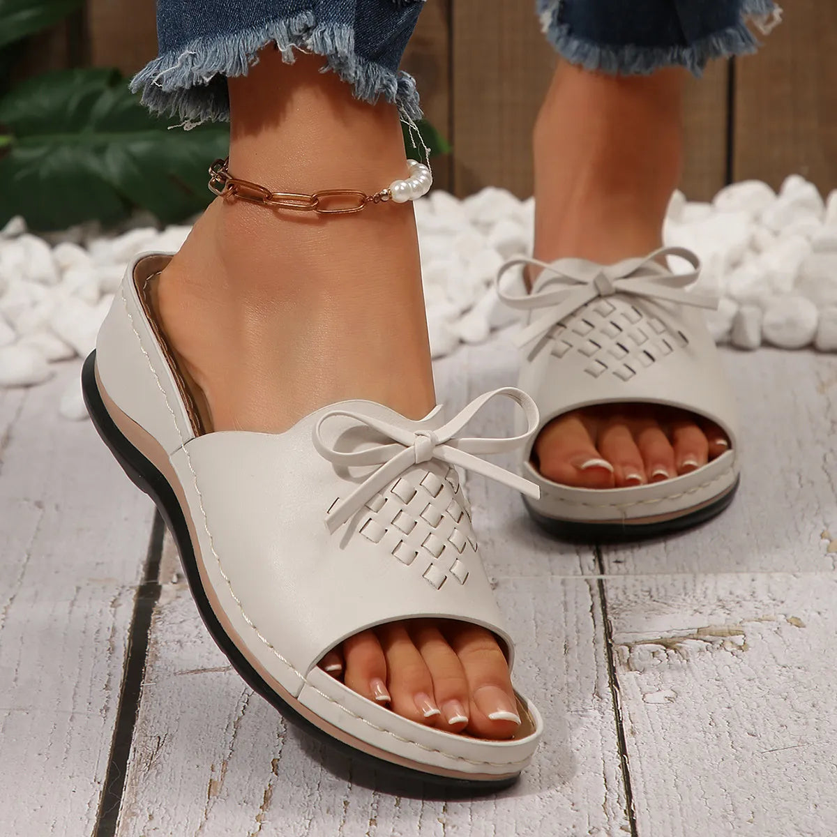 Open Toe Wedge Sandals