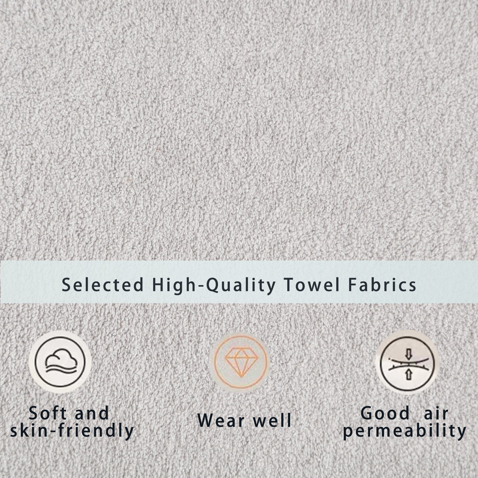 Modern curved combination sofa, terrycloth fabric sofa, minimalist sofa in living room, apartment, no assembly required, three  pillows,Gray