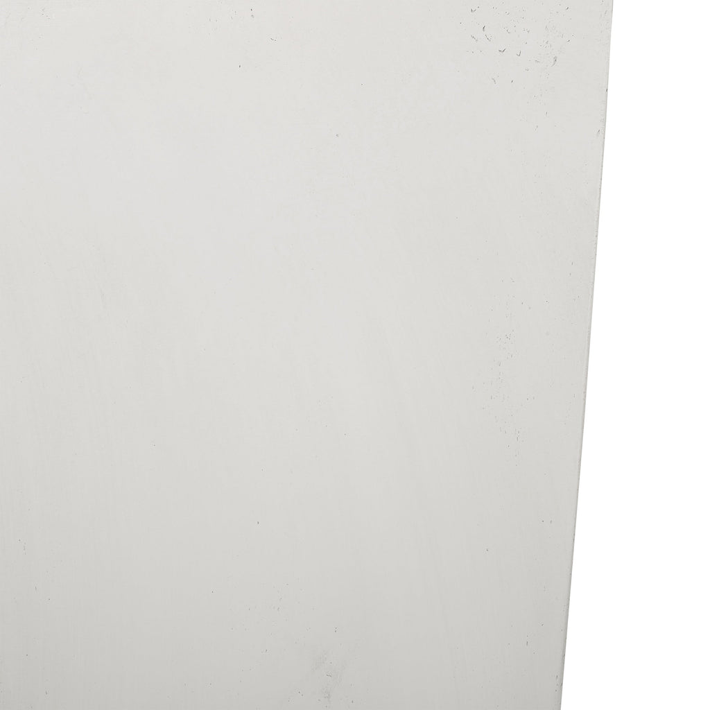 13' x 32.5' Cast Stone Planter Magnesium Oxide, Matte White