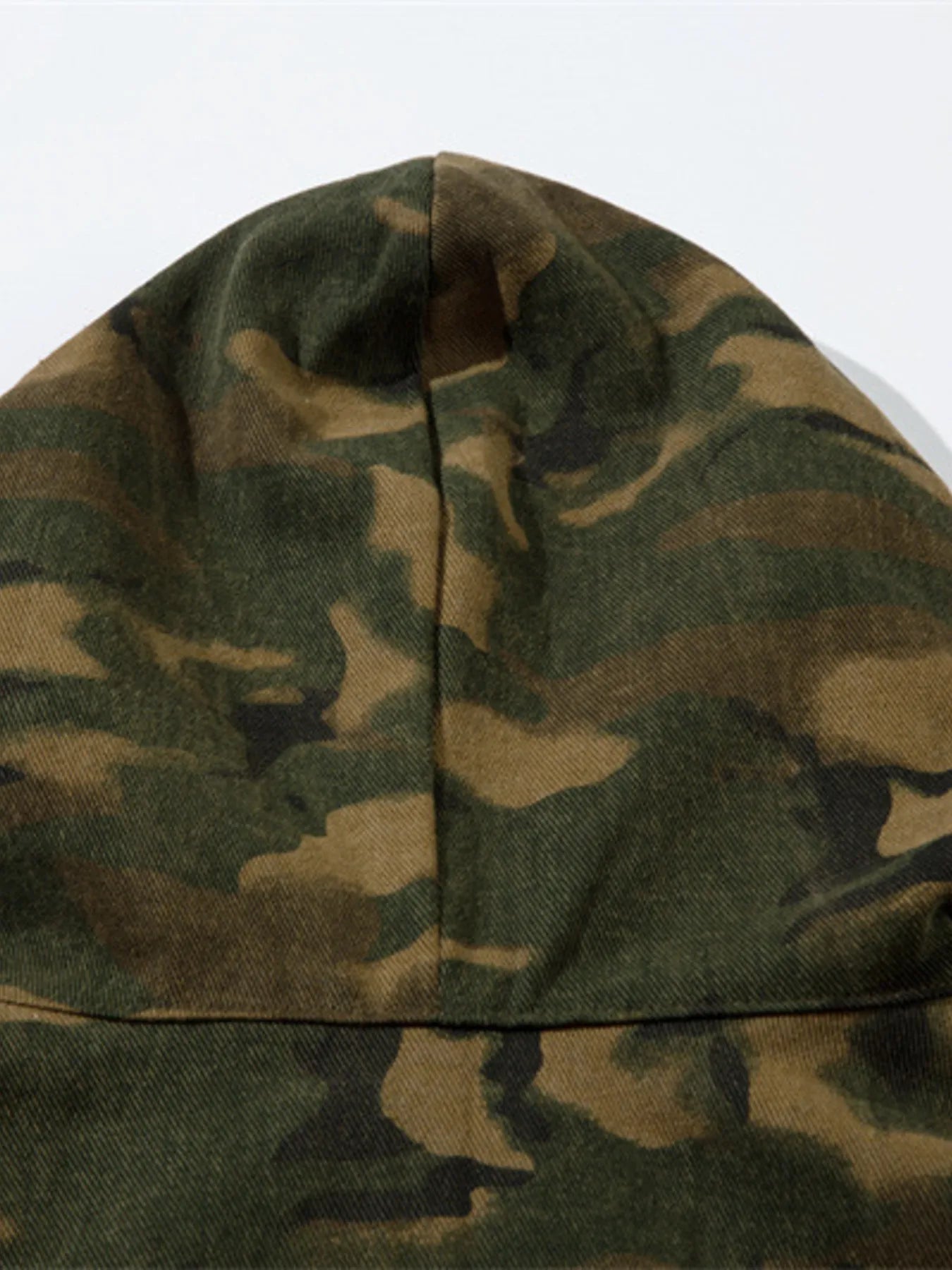 Camouflage Zip Up Hooded Windbreaker Jacket
