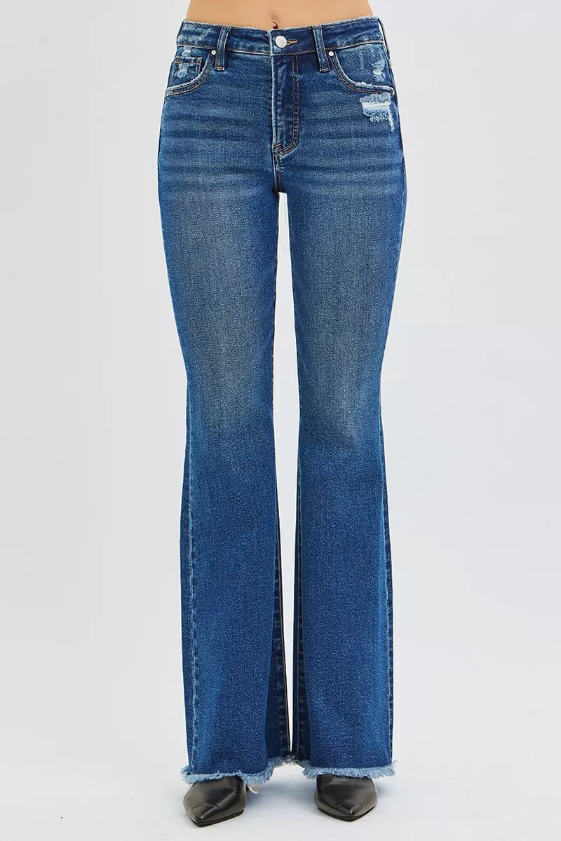 RISEN High Rise Flare Jeans