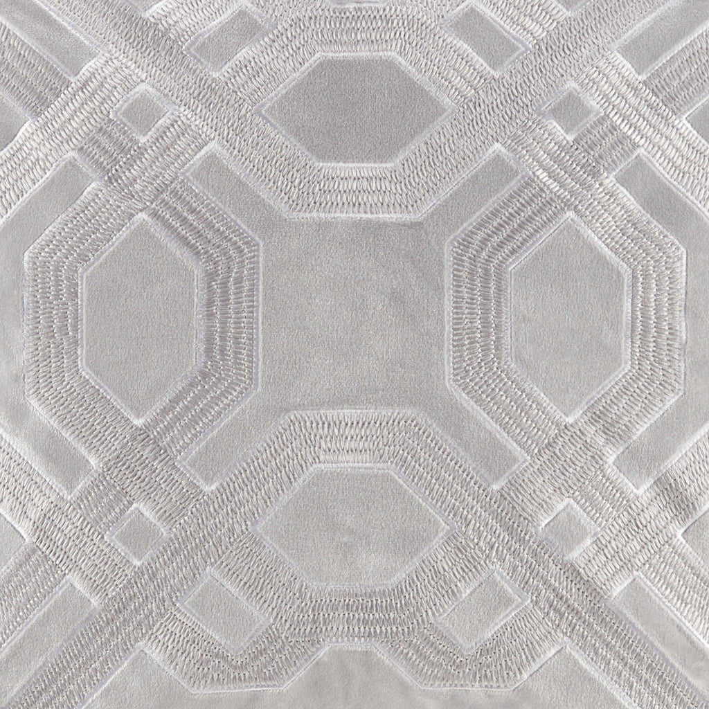 Square Decor Pillow Silver 18x18'