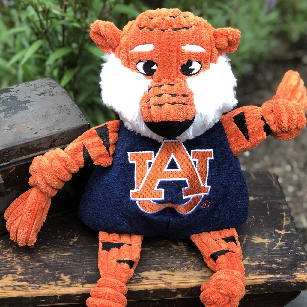 NCAA Auburn University, Aubie the Tiger Knottie® Plush Dog Toy