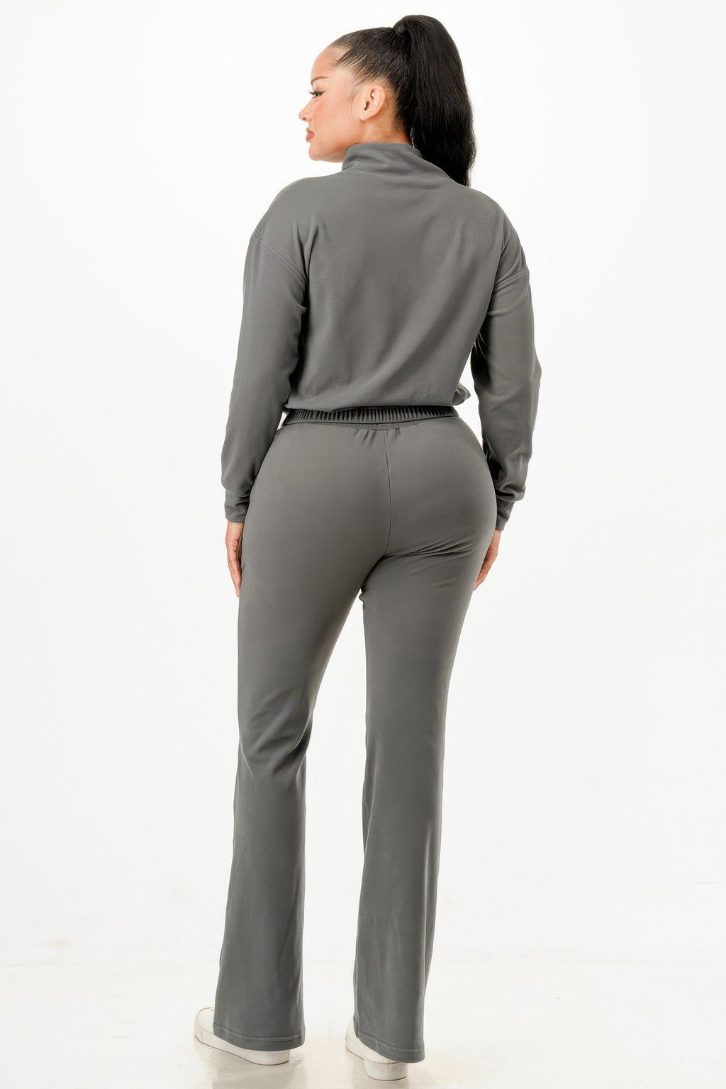 Soft Zip up Track Suit Set