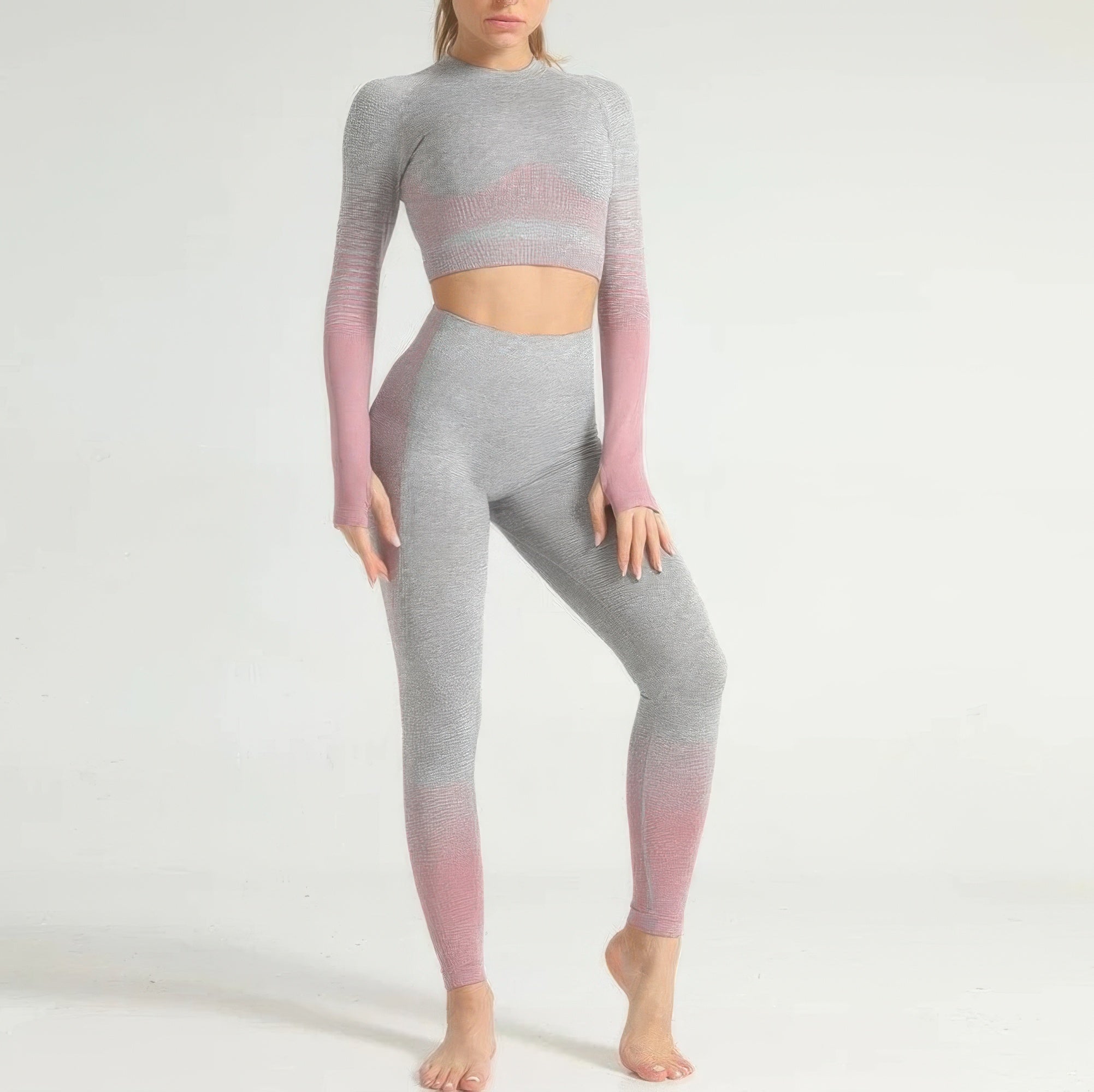 Stripe Seamless Yoga Set