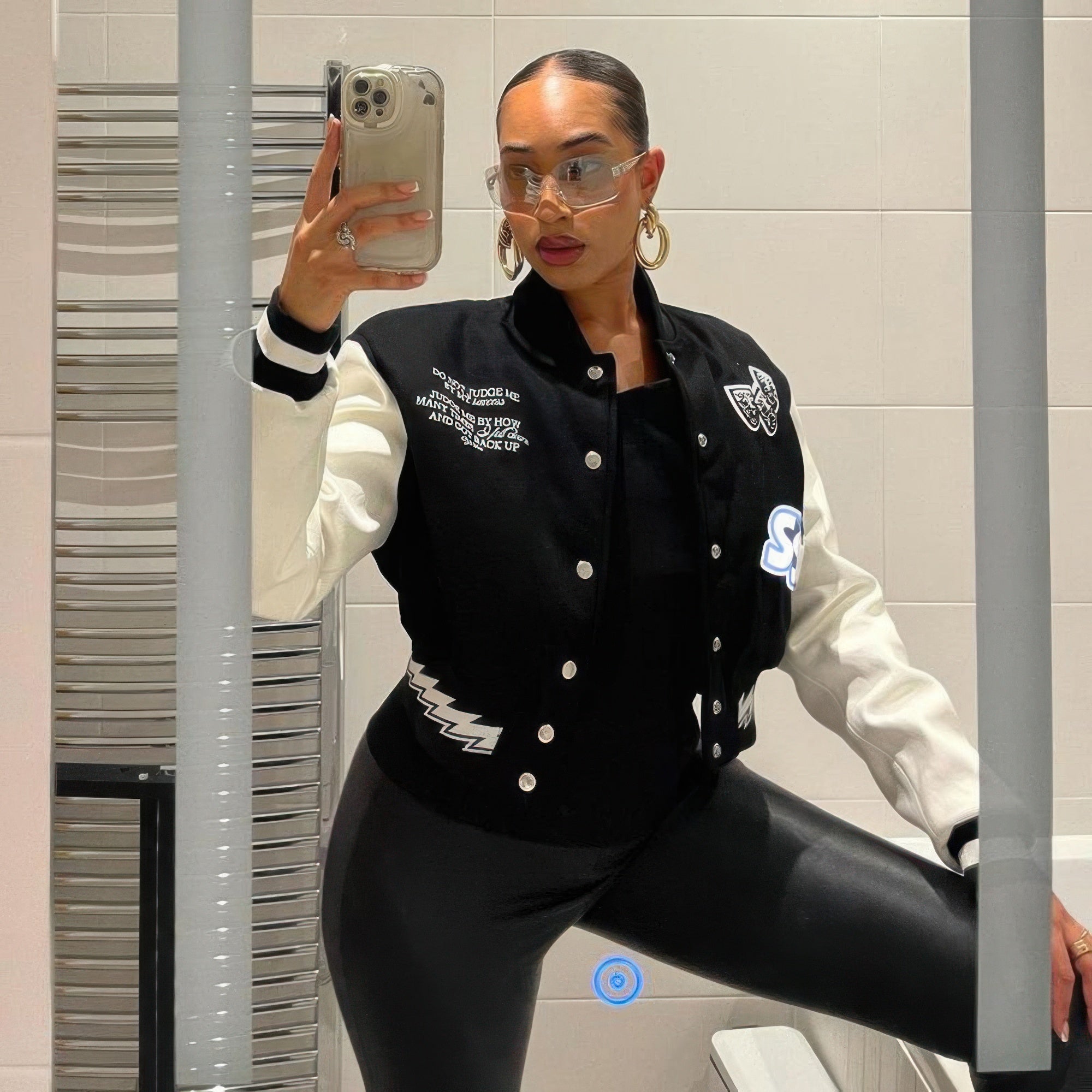 Varsity Patchwork Y2k Jacket