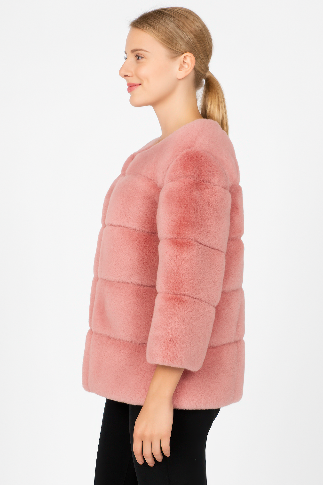 Plush Camel Faux Fur Jacket