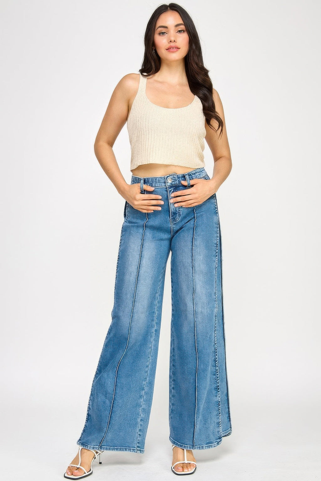 High Rise Wide Leg With Tummy Control