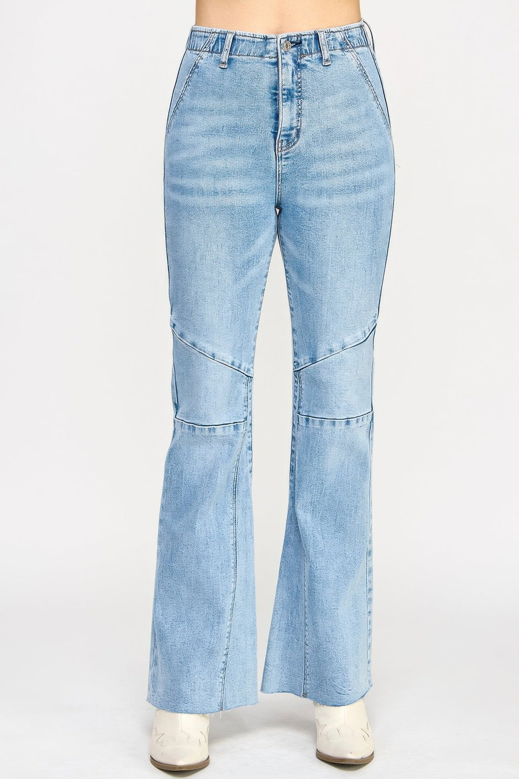 High Rise Flare With Seam Detail – JG Varieties