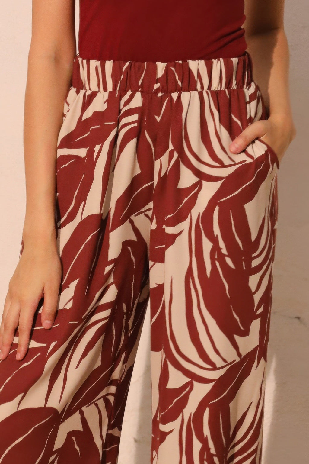 Lucca Leaf Pocket Pants