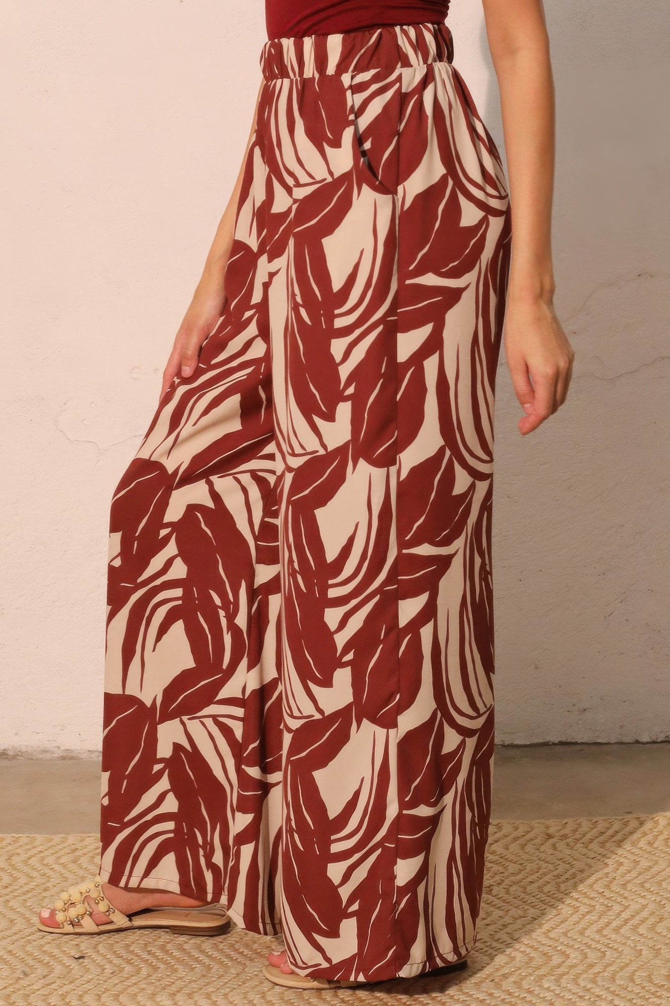 Lucca Leaf Pocket Pants