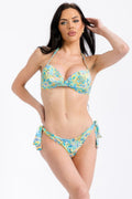 Under Wire Cup With Tie Side Bikini Swimwear