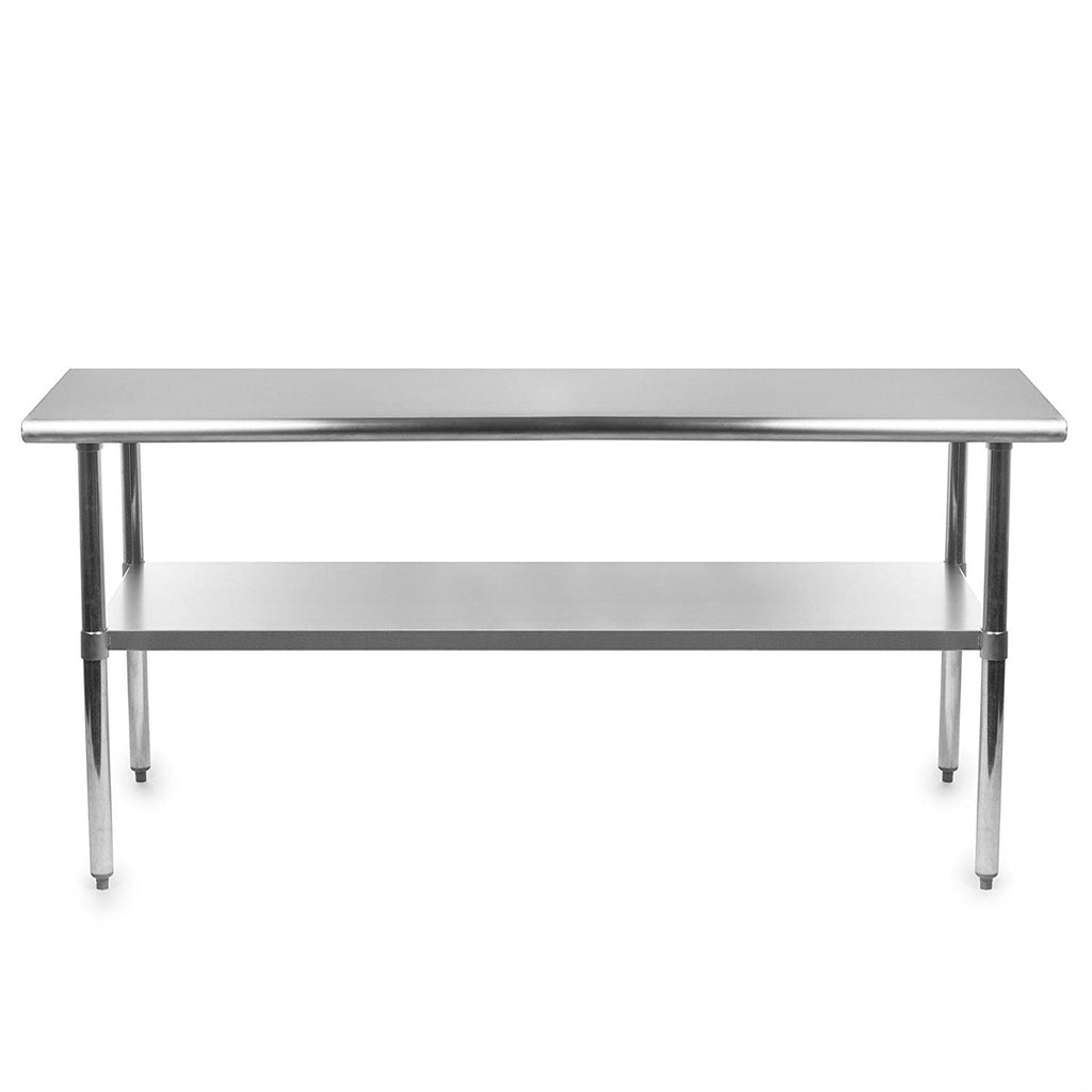 Heavy Duty 72 x 24 inch Stainless Steel Kitchen Restaurant Prep Work Table