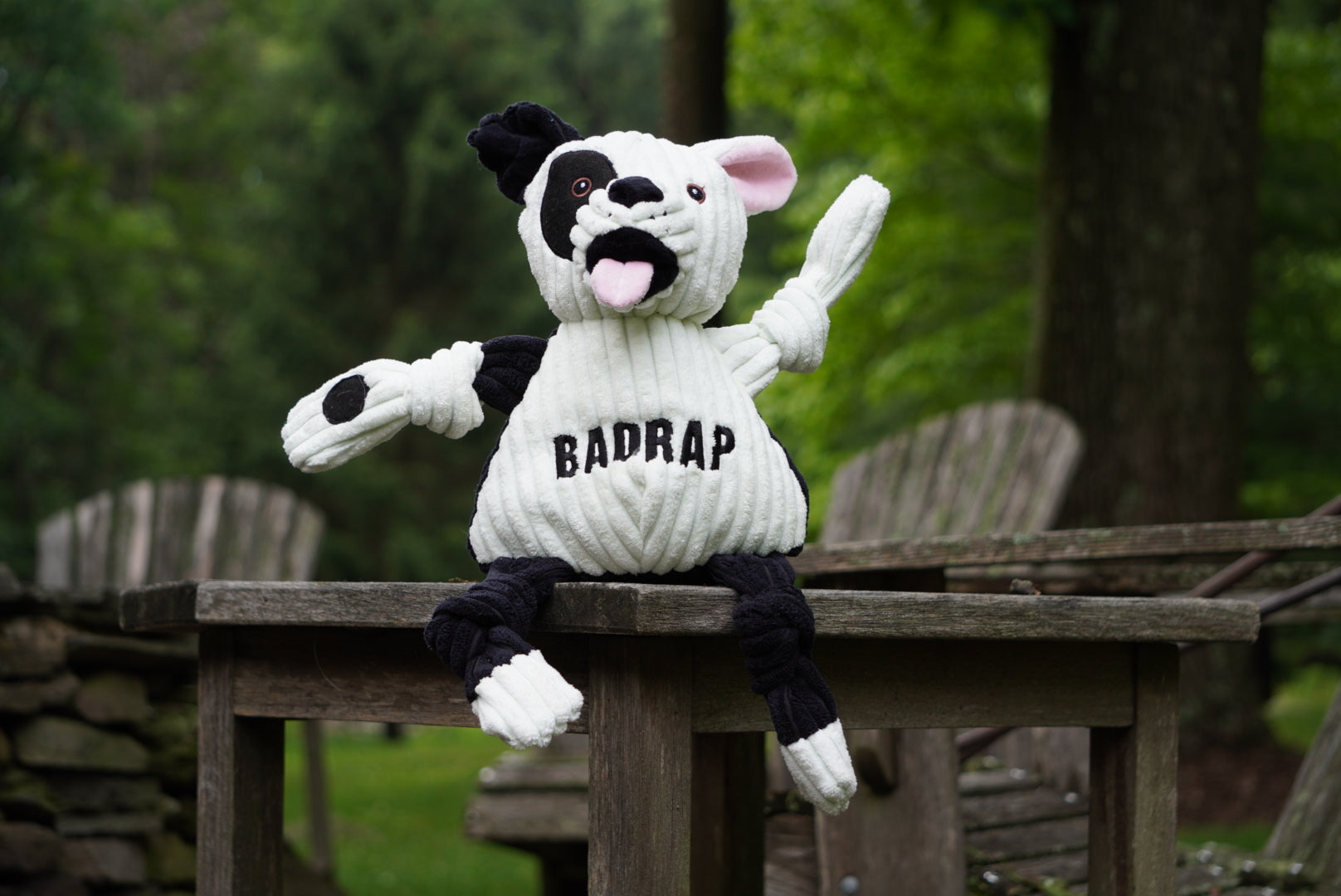 HuggleCause™, BadRap, Jonny Justice Knottie® Plush Dog Toy, Large