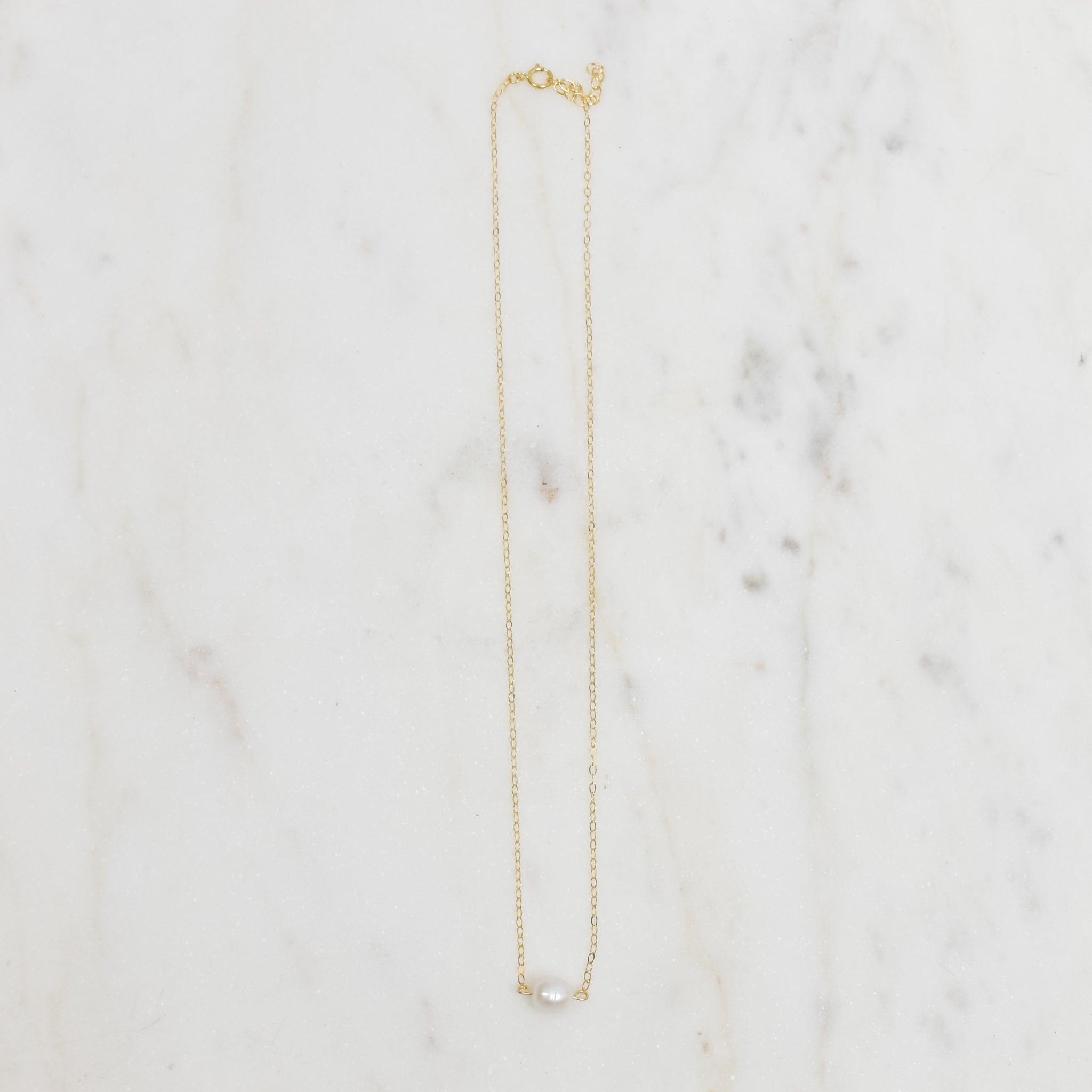 Simple Pearl Necklace