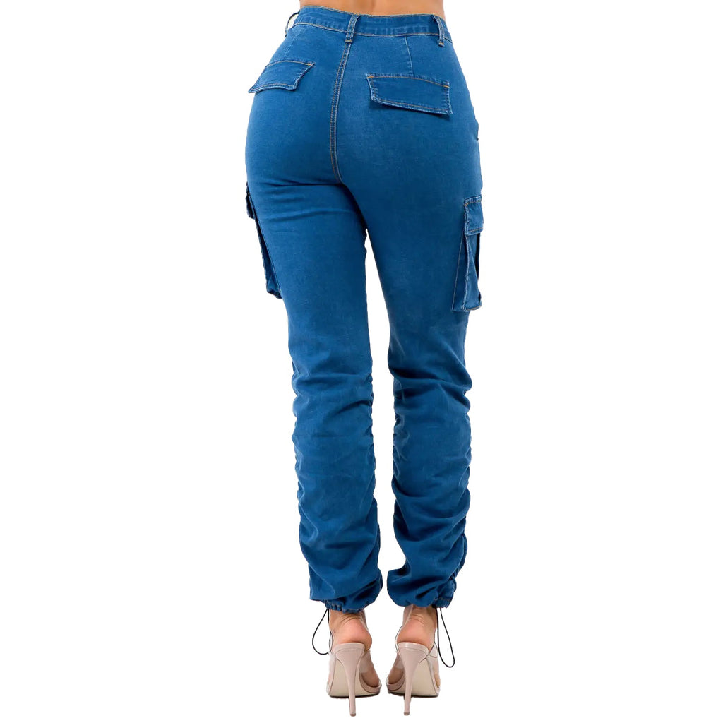 High Waist Cargo Joggers