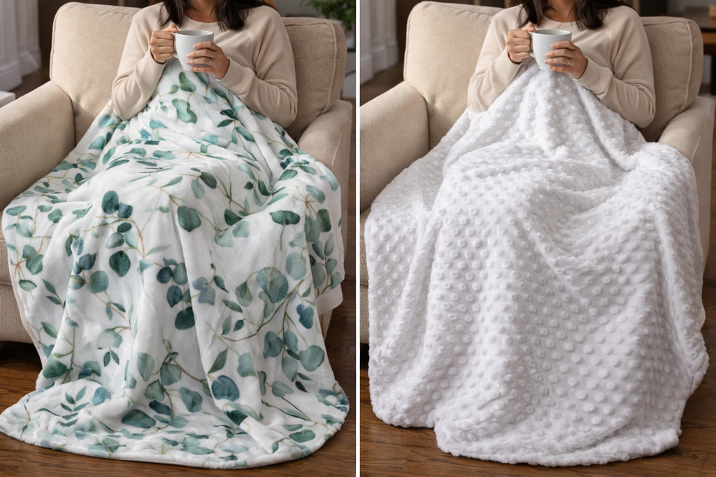 Eucalyptus Embrace Minky Blanket