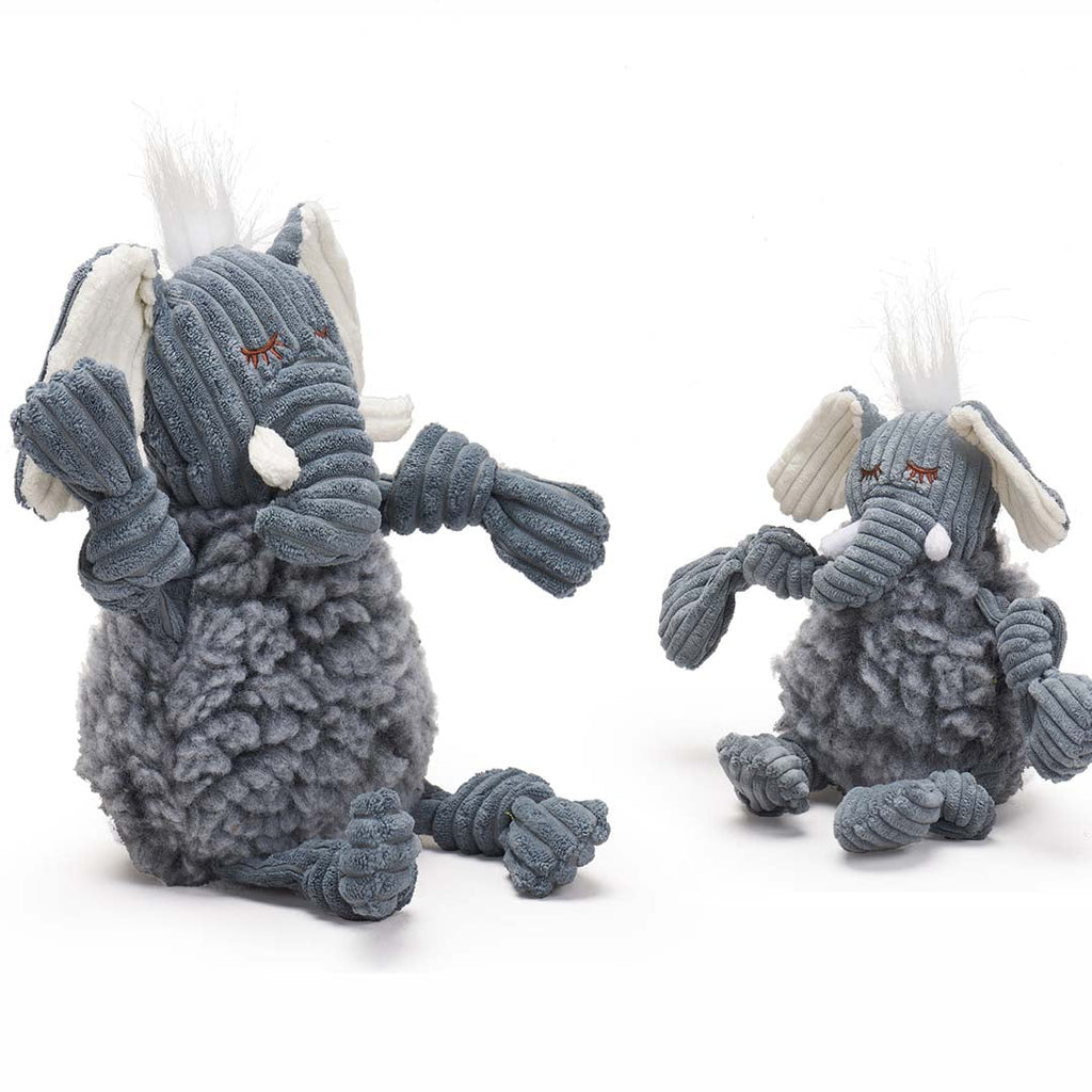 Ellamae Elephant HuggleFleece® FlufferKnottie™ Plush Dog Toy