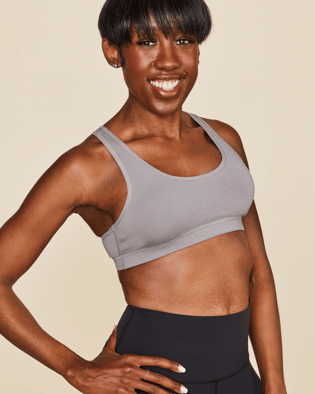 Glide Cotton Racerback Bralette