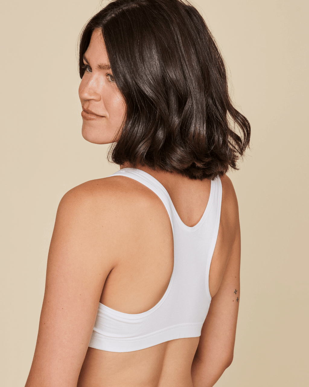 Glide Cotton Racerback Bralette
