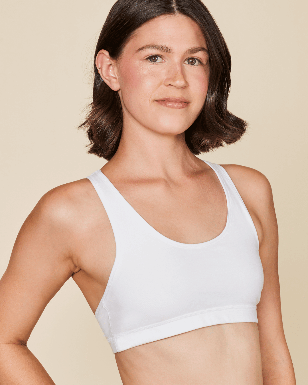 Glide Cotton Racerback Bralette