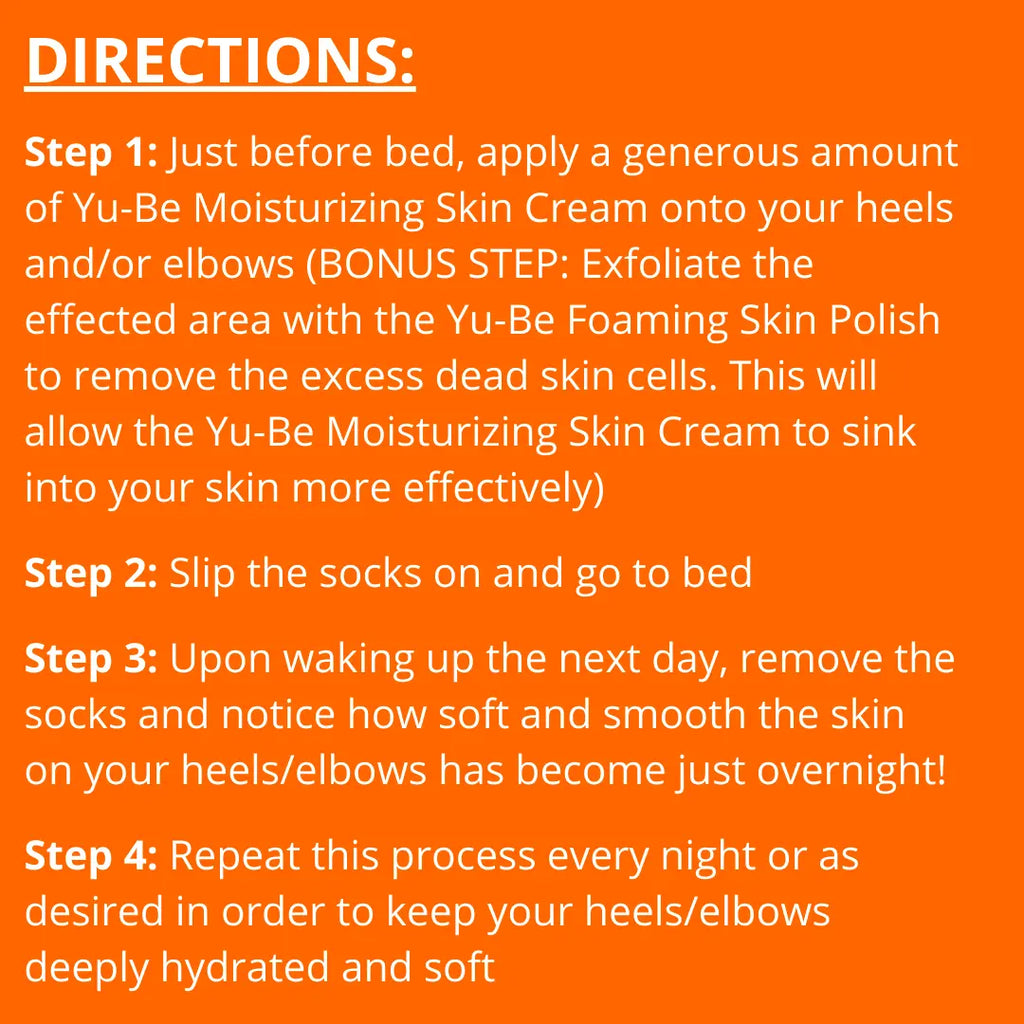 Heel & Elbow Moisturizing Socks