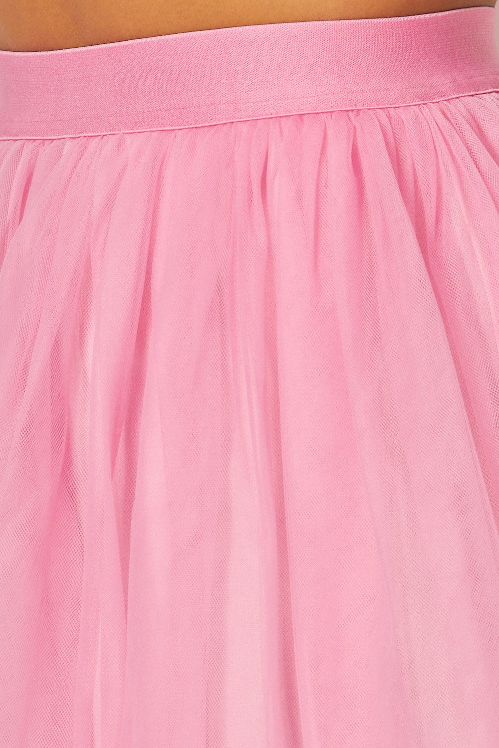 Mesh Midi Tulle Skirt