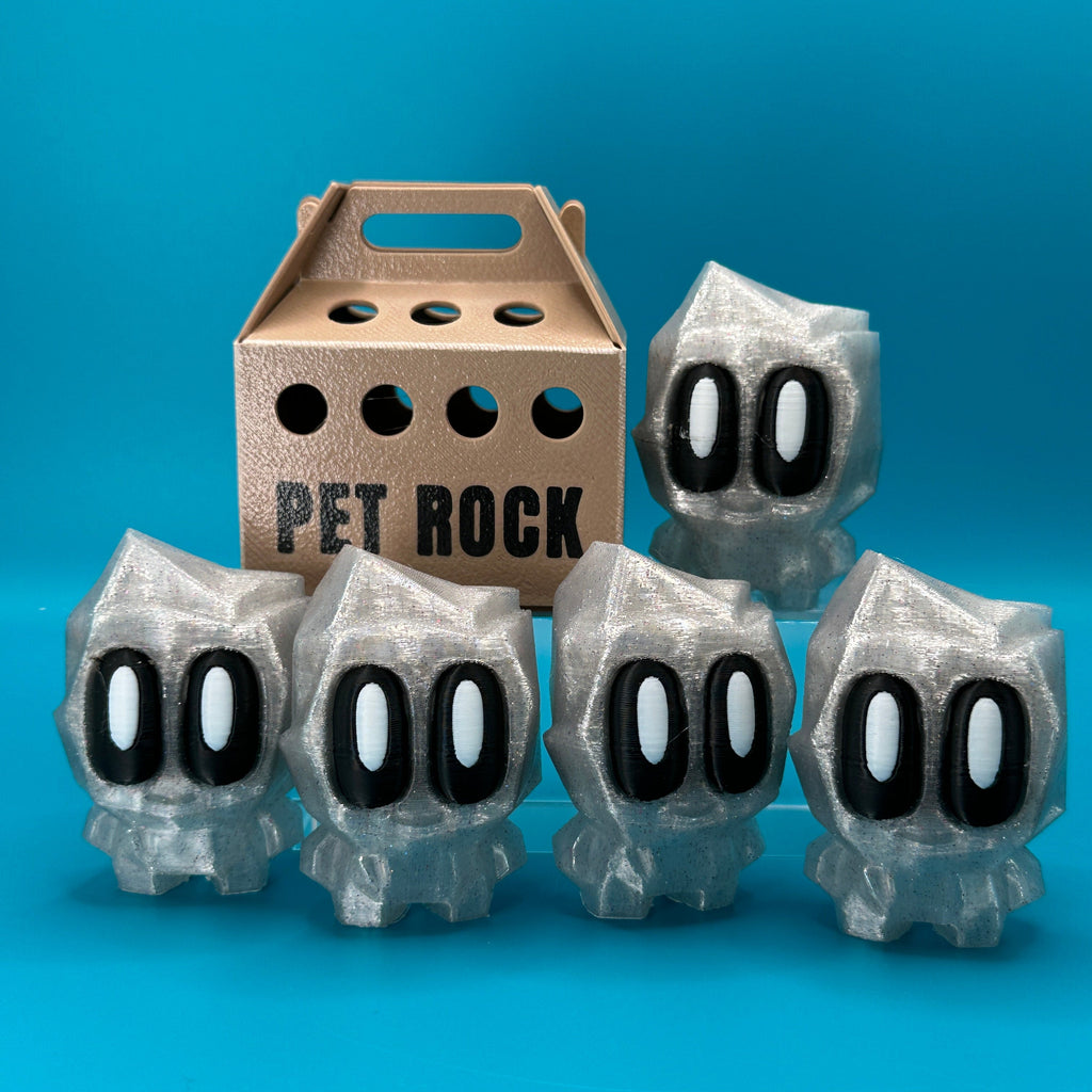 Blob Lab Rock Desk Pet w/ Optional Box