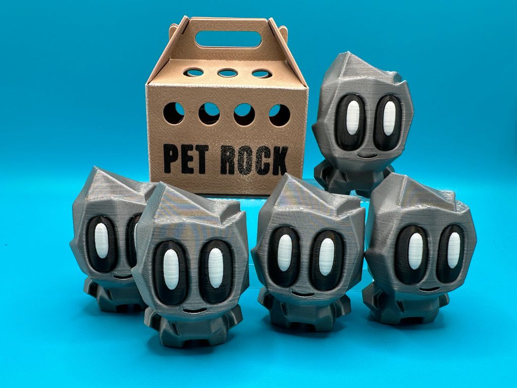 Blob Lab Rock Desk Pet w/ Optional Box