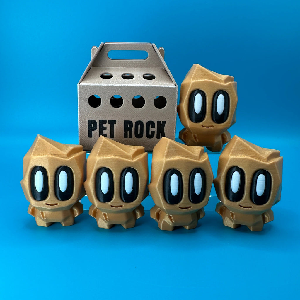 Blob Lab Rock Desk Pet w/ Optional Box