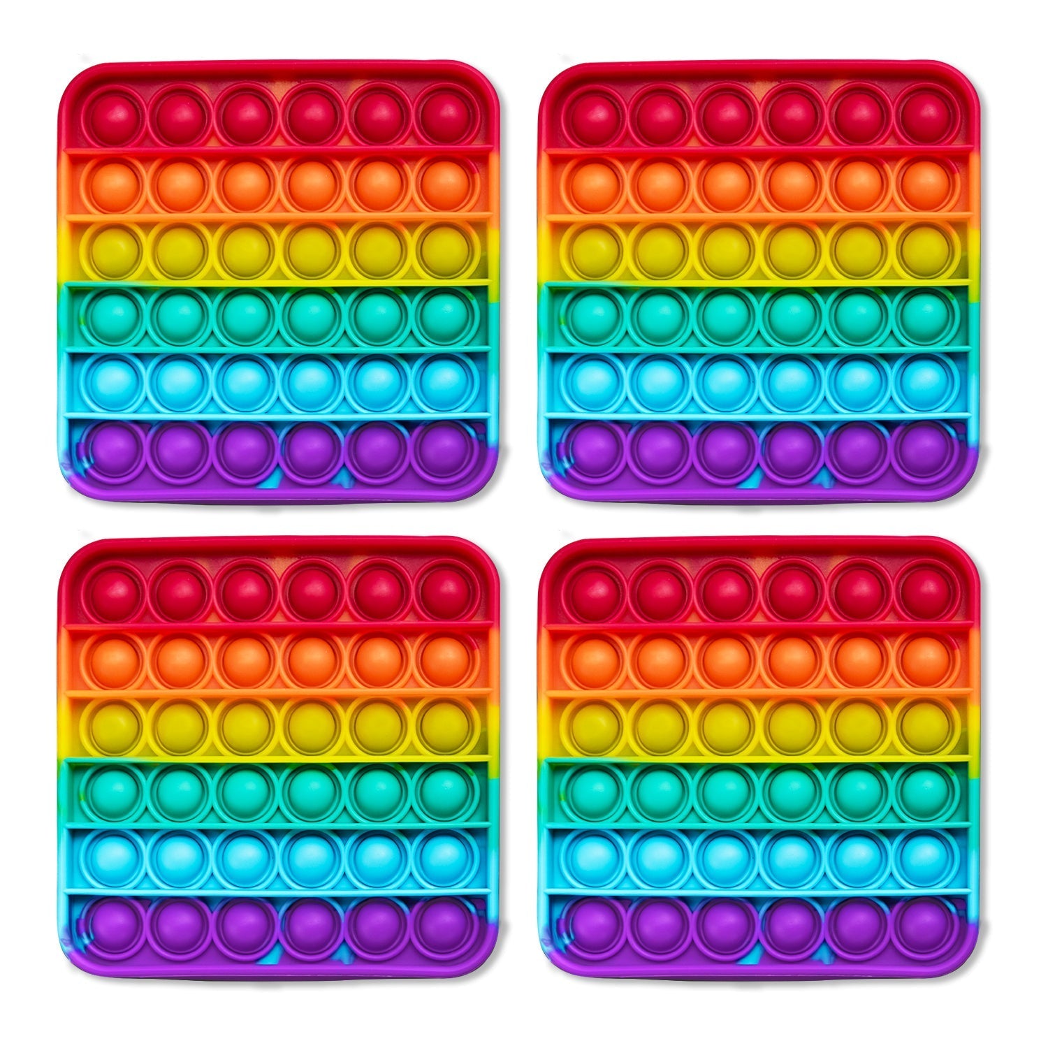 .4 Extra Rainbow Fidget Mats (The Fidget Game: Sight Words)