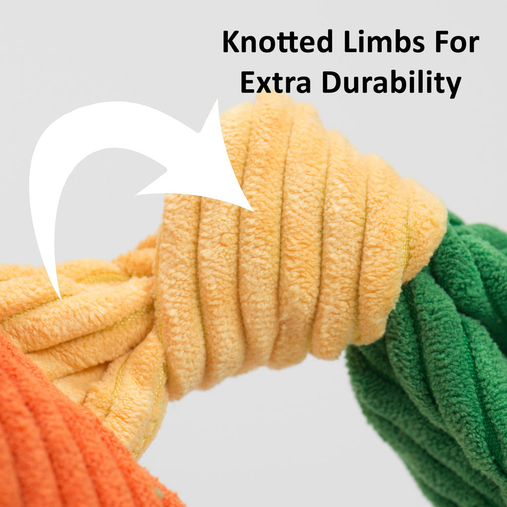 Roscoe HuggleMutt™ Knottie® Plush Dog Toy, Small