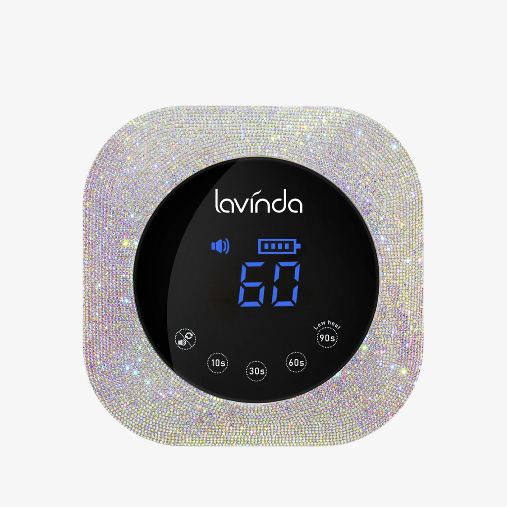 Crown™ Nail Lamp & Wand™ Lite Drill Bundle - Crystal Diamond