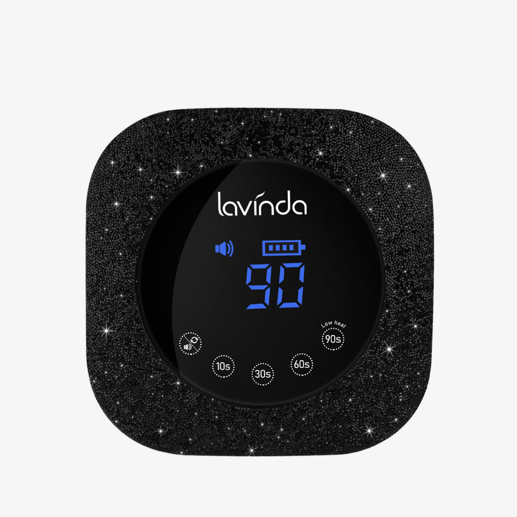 Crown™ Nail Lamp - Black Diamond - 54W Rechargeable UV/LED