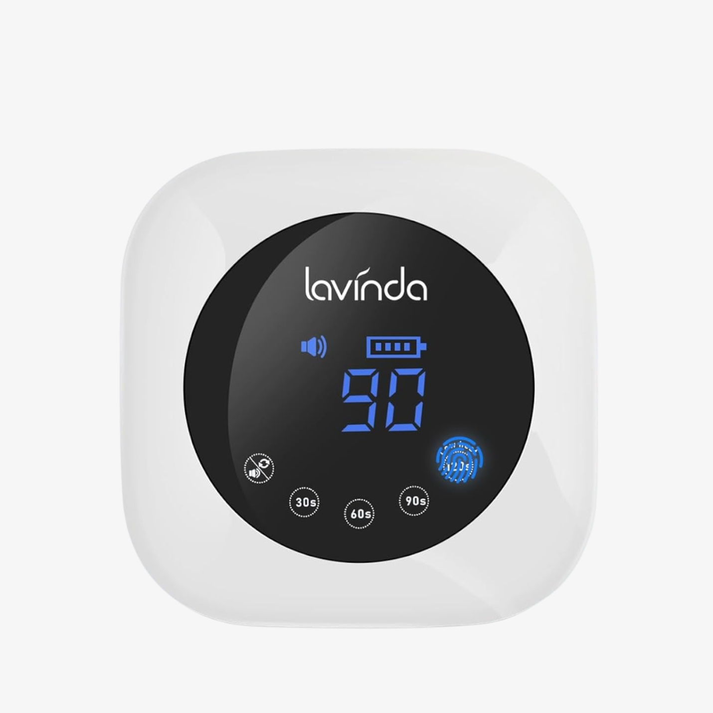 Crown™ Nail Lamp - White - 54W Rechargeable UV/LED