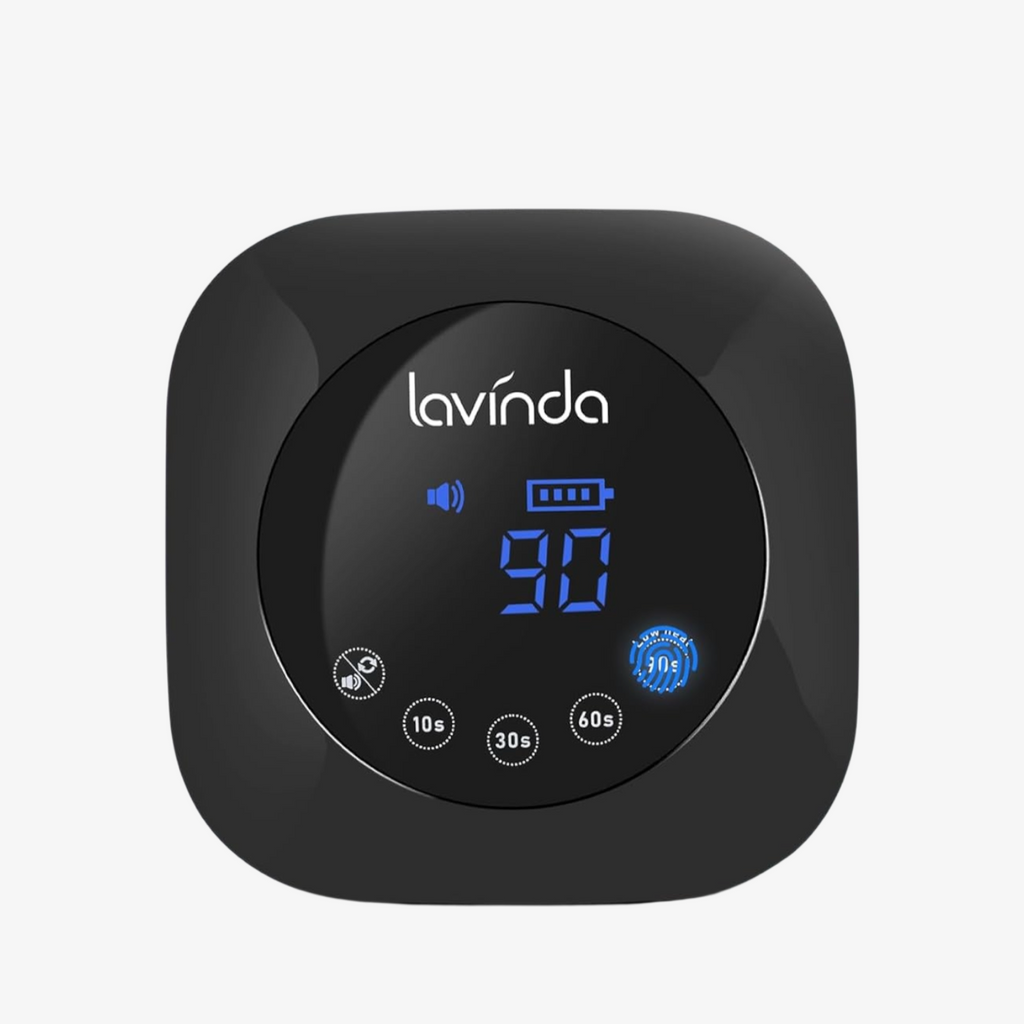 Crown™ Nail Lamp - Black - 54W Rechargeable UV/LED