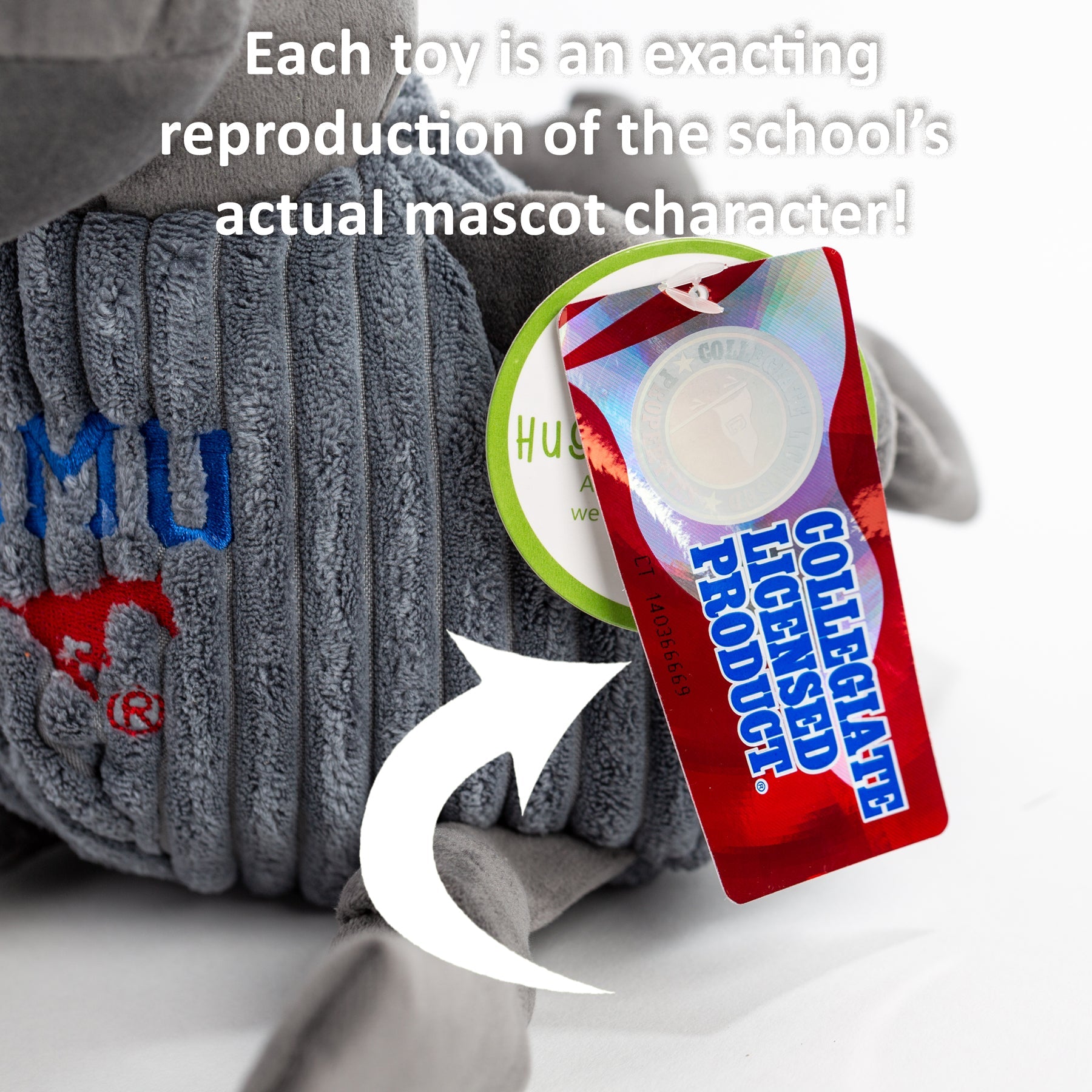 NCAA University of Nebraska, Lil Red Knottie® Plush Dog Toy