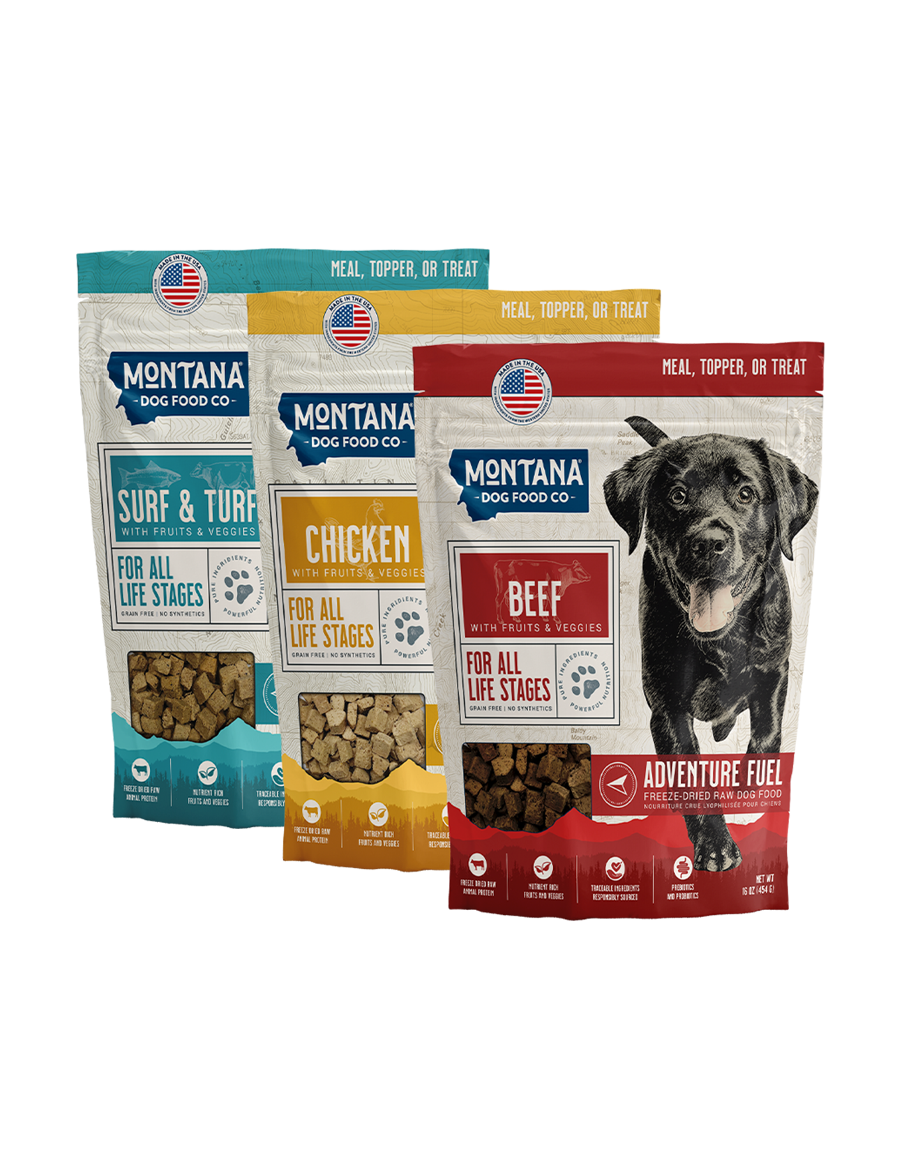 Adventure Fuel Freeze-dried Raw Grain-free Dog Food: 3 Pack