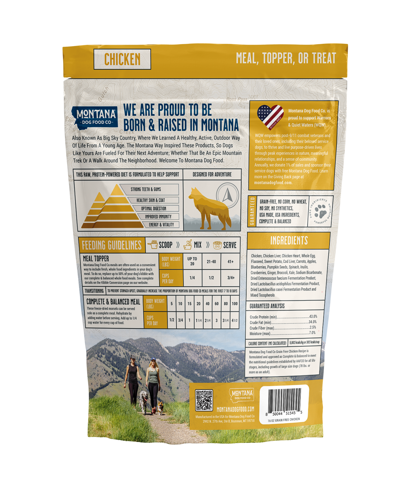 Grain-Free Chicken Freeze-dried Raw Adventure Fuel (Dog Food)